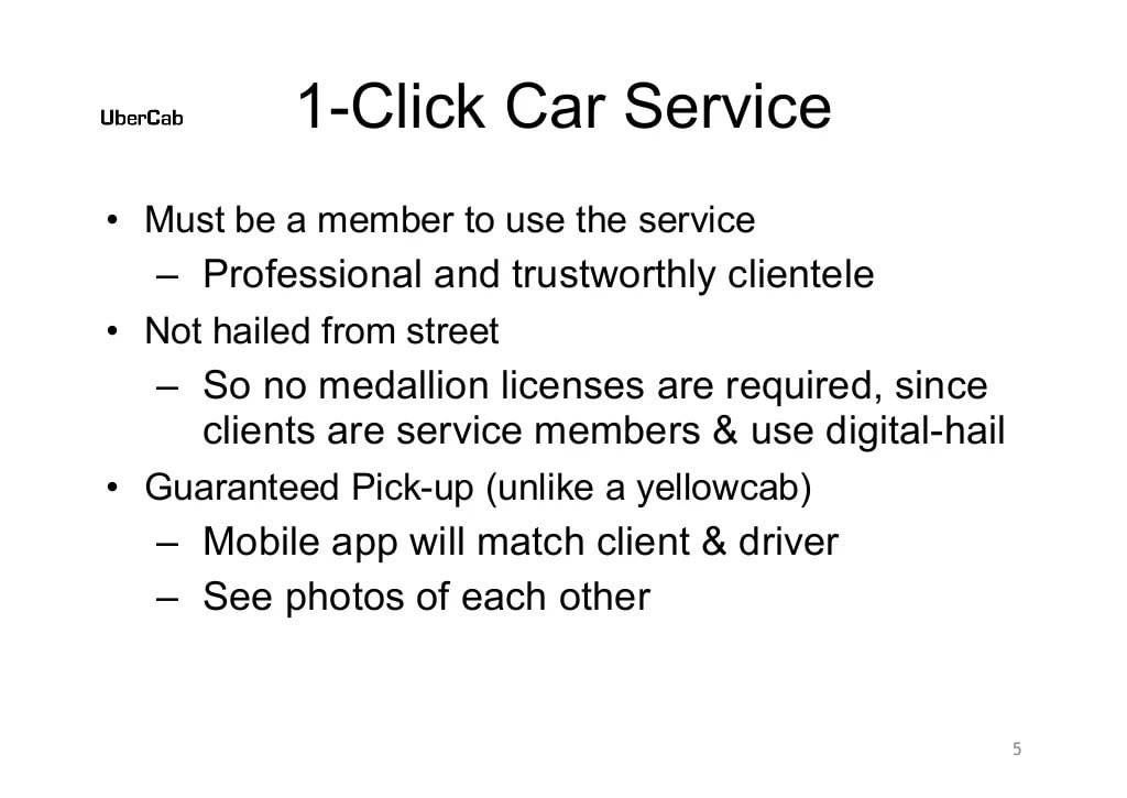 Uber Slide 5: Concept Continued