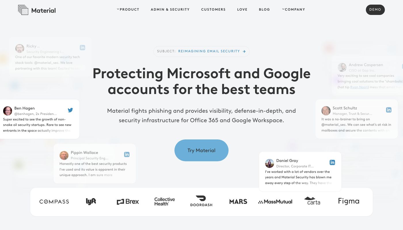 Material Security