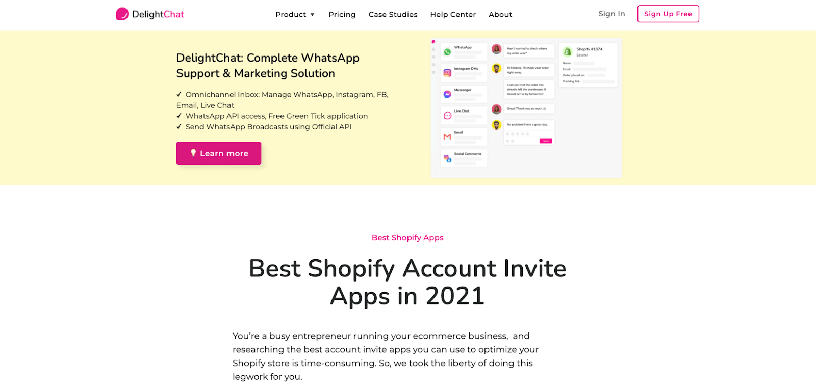 DelightChat's Programmatic SEO article